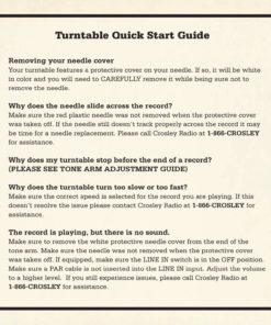 Crosley CR8005A-CB Cruiser Portable 3-Speed Turntable, Chalkboard 17 818ajG7YaeL