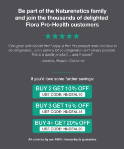 Probiotics for Women & Men On The Go – Flora Pro-Health: High Strength Probiotic Supplement – 30 Billion CFU Per Capsule – Sugar, Soy, Dairy & Gluten Free – Vegan – with Acidophilus – 30-Day Supply 30 Capsules 15 819W7byfEiL