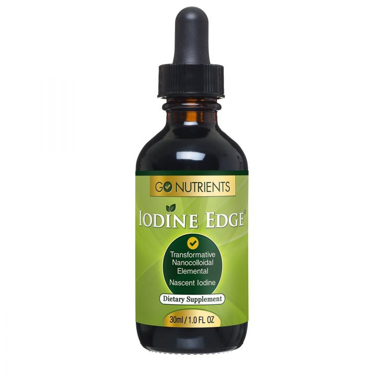 Nascent Iodine Supplement - High Potency Liquid Drops for Thyroid Support to Improve Energy & More - Iodine Edge -30 ml (1.0 fl oz)