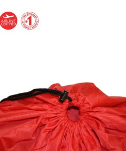 J.L. Childress Gate Check Bag for Single Umbrella Strollers, Durable and Lightweight, Water-Resistant, Drawstring Closure with Adjustable Lock, Webbing Handle, Includes Stretch Zipper Pouch, Red Umbrella Strollers Red 9 81CmoF0xFrL