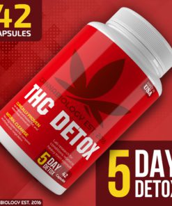 THC Detox Made in USA - BIO-Cleanse - Liver Detox, Urinary Tract & Kidney Cleanse - 5 Day Detox - Broad-Spectrum Toxin Cleanse - Natural THC Remover - Milk Thistle, Cranberry - Vegetarian Capsules 9 81Dxk2XZQgL