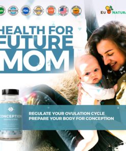 Conception Fertility Prenatal Vitamins - Regulate Your Cycle, Balance Hormones, Aid Ovulation - Myo-Inositol, Vitex, Folate Folic Acid Pills - 60 Vegetarian Soft Capsules 13 81E0f7zA62BL