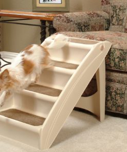 PetSafe Solvit PupSTEP Plus Pet Stairs, Foldable Steps for Dogs and Cats STANDARD 11 81HPwVhXvML