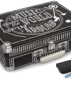 Crosley CR8005A-CB Cruiser Portable 3-Speed Turntable, Chalkboard 13 81HWRcL5jXL