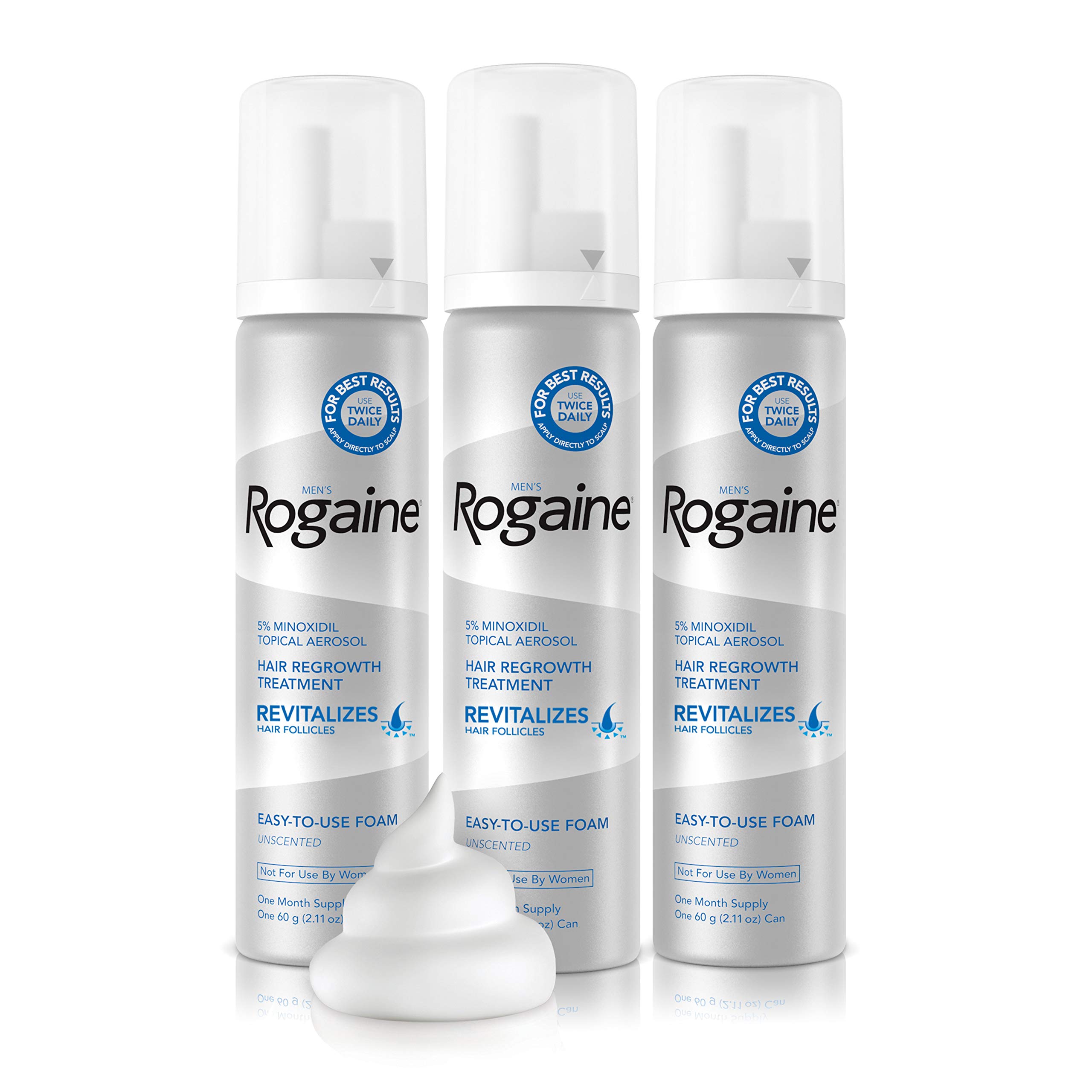 mens rogaine 5 minoxidil foam for hair loss