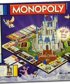 Disney Theme Park Monopoly Board Game. Own it All As You Buy Your Favorite Disney Attractions. Disney Theme Park Edition III. Features Pop Up Disney Castle - $93.95