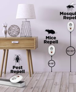 Ultrasonic Pest Repeller repellent indoor pest control devices get rid of rats mice ants roaches mosquitoes insects flea spiders other 11 81OHiF3lQQL