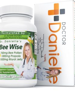 Dr. Danielle's Bee Wise -- Bee Well, Royal Jelly, Propolis, Beepollen in 4 Daily Capsules 7 81RHmhmpJzL