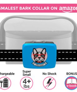 Small Dog Bark Collar Rechargeable - Anti Barking Collar For Small Dogs - Smallest Most Humane Stop Barking Collar - Dog Training No Shock Bark Collar Waterproof - Safe Pet Bark Control Device 14 81S7ccG2B cL