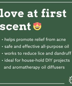 Alternative view of Eve Hansen Organic Tea Tree Oil (4oz) | Highest Quality Melaleuca Alternifolia | Pure Tea Tree Oil for Skin, Scalp, Nail Health and Aromatherapy | Acne Treatment, Lice Treatment and Skin Tag Remover Tea Tree Oil - 4 oz