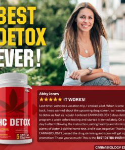 THC Detox Made in USA - BIO-Cleanse - Liver Detox, Urinary Tract & Kidney Cleanse - 5 Day Detox - Broad-Spectrum Toxin Cleanse - Natural THC Remover - Milk Thistle, Cranberry - Vegetarian Capsules 15 81Sv ErI41L
