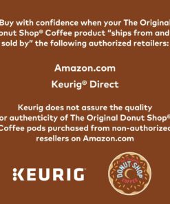 The Original Donut Shop Keurig Single-Serve K-Cup Pods, Medium Roast Coffee 12 count, DECAF (Pack of 6) 72 Count 17 81U32ZSoLDL
