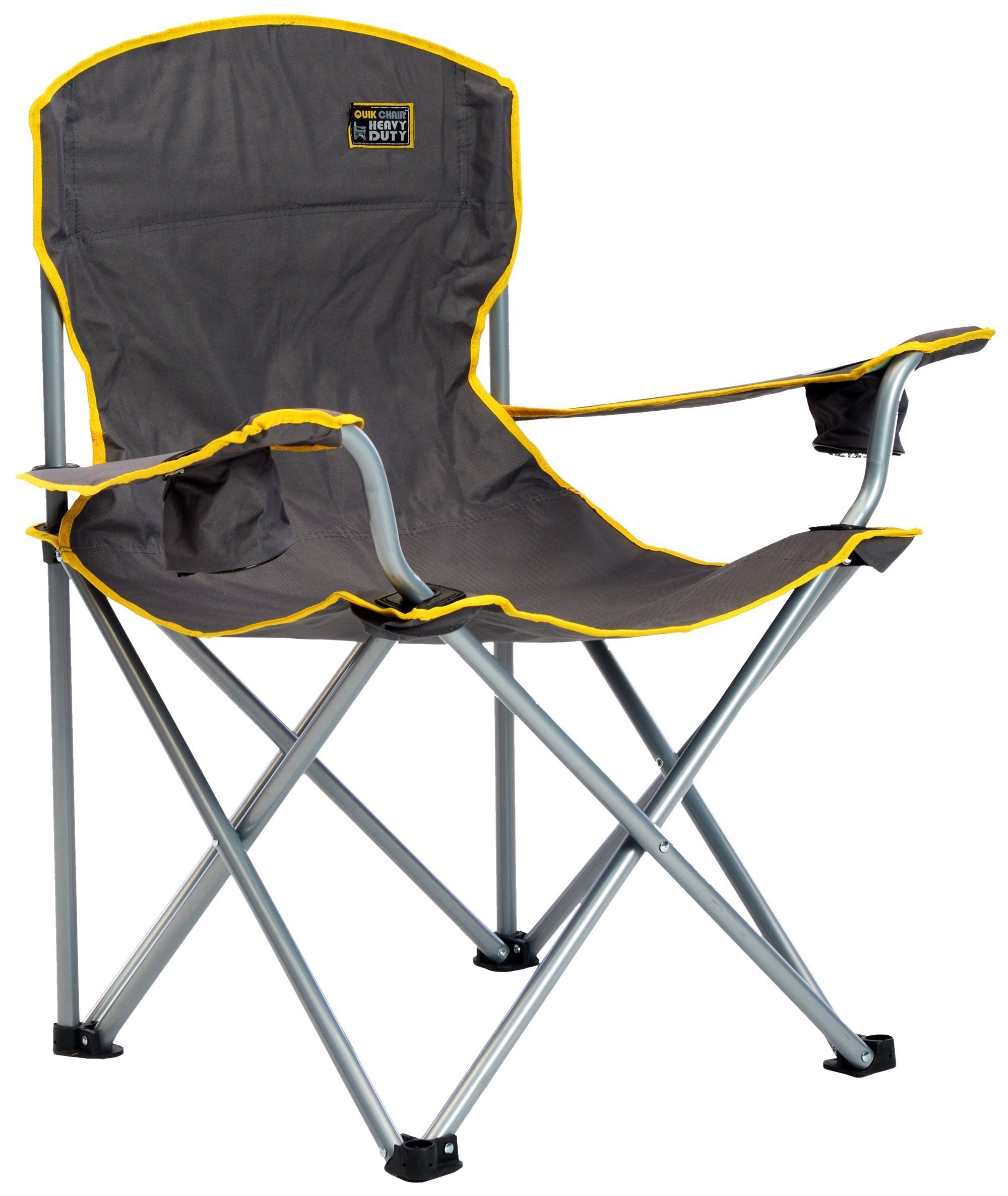 QuikShade 150239 Quik Chair Heavy Duty Folding Camp Chair - Grey X