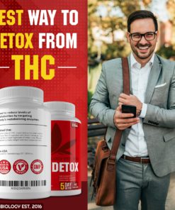 THC Detox Made in USA - BIO-Cleanse - Liver Detox, Urinary Tract & Kidney Cleanse - 5 Day Detox - Broad-Spectrum Toxin Cleanse - Natural THC Remover - Milk Thistle, Cranberry - Vegetarian Capsules 12 81W56qvjveL