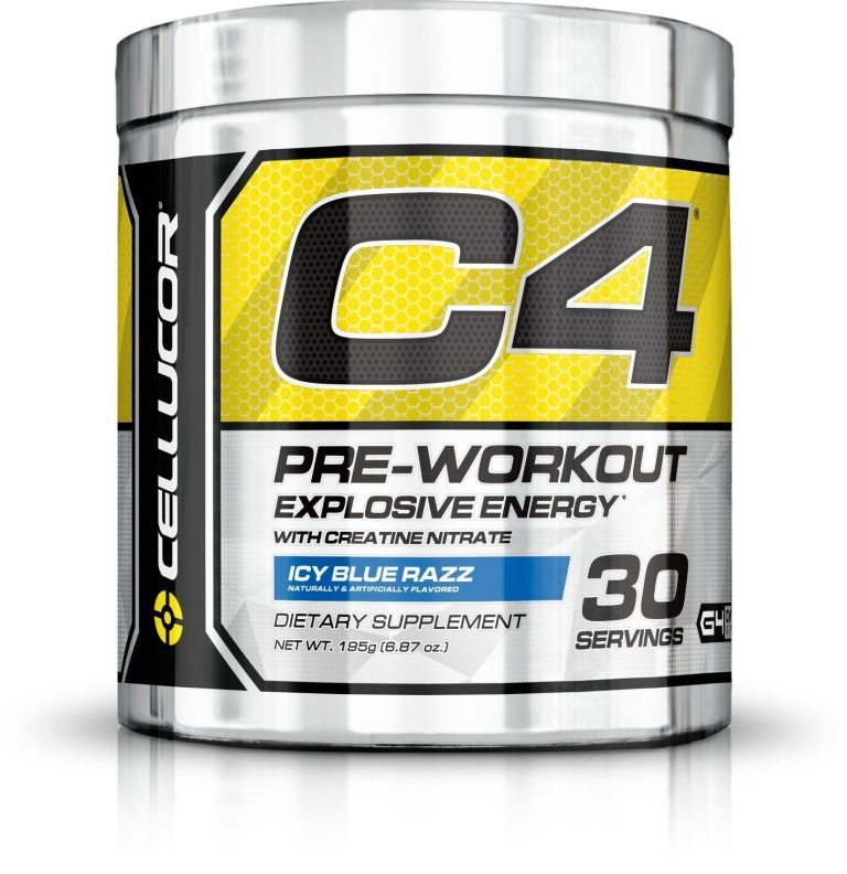 Cellucor C4 Pre-workout Supplements with Creatine, Nitric Oxide, Beta Alanine and Energy, G4v1, Icy Blue Razz, 30 Servings