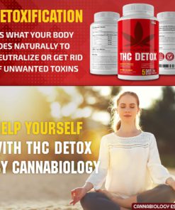 THC Detox Made in USA - BIO-Cleanse - Liver Detox, Urinary Tract & Kidney Cleanse - 5 Day Detox - Broad-Spectrum Toxin Cleanse - Natural THC Remover - Milk Thistle, Cranberry - Vegetarian Capsules 14 81WjKrI0SQL