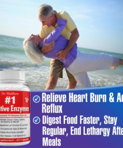 Enzymes for Digestion with Lactase Lipase Amylase Bromelain and 15 more! One of the Best Digestive Enzyme Supplements for IBS, Gallbladder, Gas, Bloating, Constipation Relief. Vegetarian, Gluten-Free 10 81XI dKQhVL