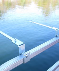 Alternative view of Arnall's Pontoon Grill Bracket Set - Marine Stainless Steel 7 GA