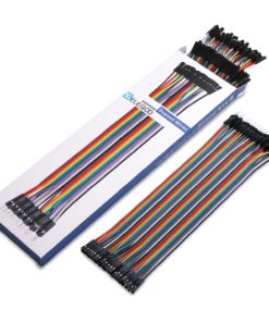 Elegoo EL-CP-004 120pcs Multicolored Dupont Wire 40pin Male to Female, 40pin Male to Male, 40pin Female to Female Breadboard Jumper Wires Ribbon Cables Kit for arduino Dupont Wire 120pcs(male to female,male to male, female to female) 9 81Zm9A68OHL