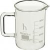 EISCO Premium Hand Crafted Beaker Mug, Thick Borosilicate Glass, Large Size, Pint Glass or Coffee Mug Sized, 500 ml Capacity, 16.9 oz.