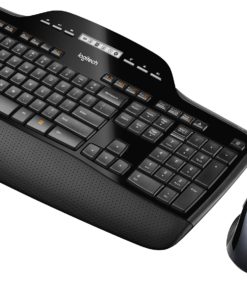 Logitech MK710 Wireless Keyboard and Mouse Combo — Includes Keyboard and Mouse, Stylish Design, Built-In LCD Status Dashboard, Long Battery Life 9 81a2B7175tTL