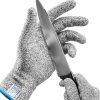 Stark Safe Cut Resistant Gloves (1 Pair) Food Grade Level 5 Protection, Safety Cutting Gloves for Kitchen, Mandolin Slicing, Fish Fillet, Oyster Shucking, Meat Cutting and Wood Carving - Medium - $35.95
