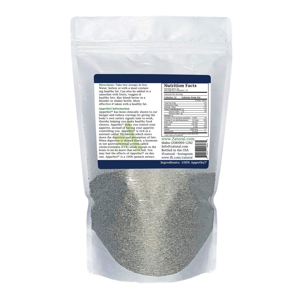 Appethyl Energy Powder, Pure Spinach Extract Reduced Cravings, Healthy Dose Of Green 75gram