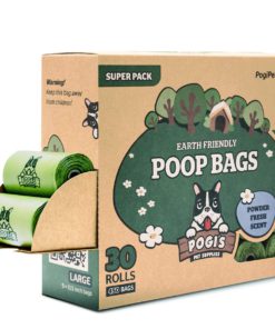 Alternative view of Pogi’s Poop Bags - Large, Earth-Friendly, Leak-Proof Dog Waste Bags 30 Rolls (450 Bags) Scented