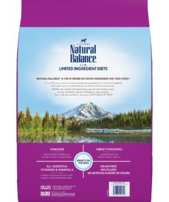 Alternative view of Natural Balance Limited Ingredient Diets Dry Dog Food - Sweet Potato & Venison Formula 26 lb