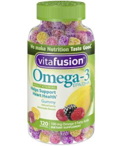 Vitafusion Omega-3 Gummies, 120 Count 120 Count (Pack of 1) 12 81d4MThpHbL