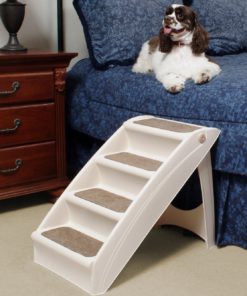 PetSafe Solvit PupSTEP Plus Pet Stairs, Foldable Steps for Dogs and Cats STANDARD 12 81e02BeEE0NL