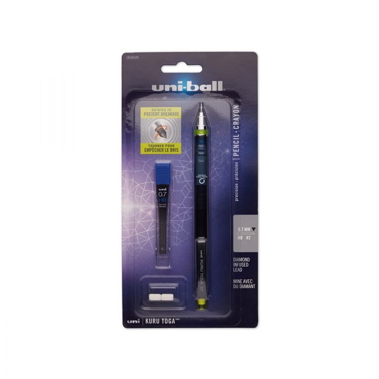 uni-ball KuruToga Mechanical Pencil, 0.7mm, HB #2, 1 Count (1858549) Standard Packaging