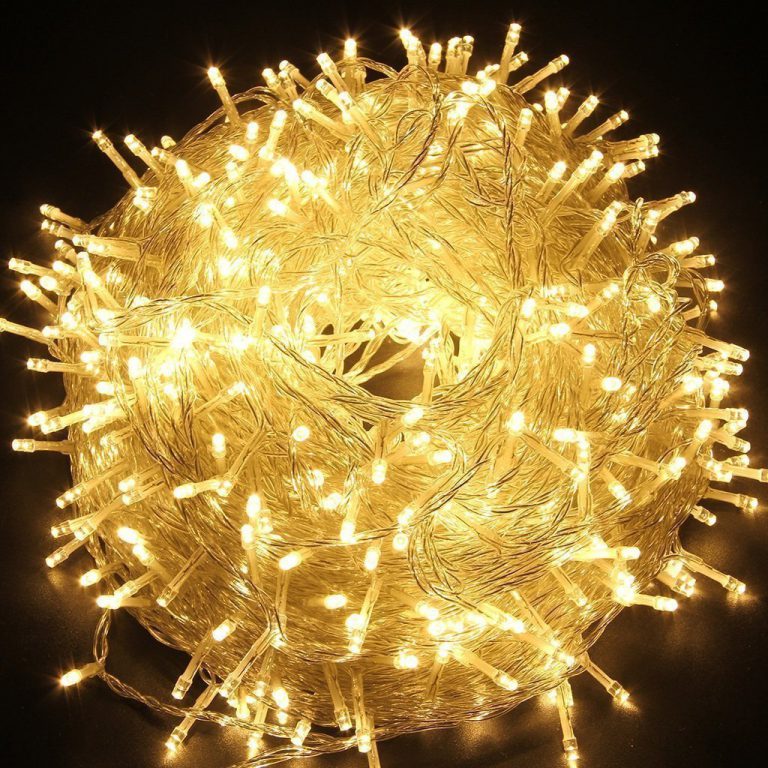 Outdoor LED String Lights 328FT 500LEDs - Lampwin 2017 New Design Warm White Fairy LED Starry String Lights for Christmas, Party, Home, Patio, Garden, Holiday, and Wedding Decoration - $38.95