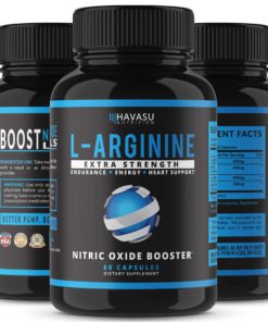Extra Strength L Arginine - 1200mg Nitric Oxide Supplement for Muscle Growth, Vascularity & Energy - Powerful No Booster with L-Citrulline & Essential Amino Acids to Train Longer & Harder 60 Capsules 10 81fwCch7jRL