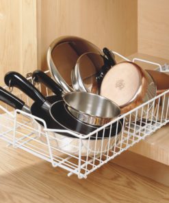 ClosetMaid 53052 14-Inch Wide Cabinet Organizer, White 14-Inch One Tier 7 81ho73mrP2BL