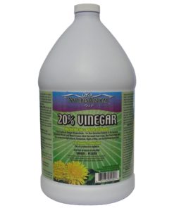 Garden Safe Weed and Grass Killer, 20 Percent Vinegar Herbicide for Control of Weeds, Nature's Wisdom, Gallon, Distilled White Vinegar