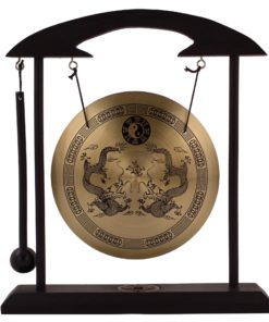 Zen Art Brass Feng Shui Desktop Gong by Asian Home