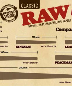 Alternative view of Wiz Khalifa RAW Classic Natural Unrefined Pre-rolled Supernatural Cone 12" Long (1 Cone)