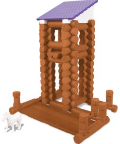 LINCOLN LOGS – Country Meadow Cottage – 137 Pieces – Ages 3+ Preschool Education Toy 11 81k9fSQMfbL