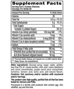 Vitafusion Omega-3 Gummies, 120 Count 120 Count (Pack of 1) 15 81moCyTKTLL