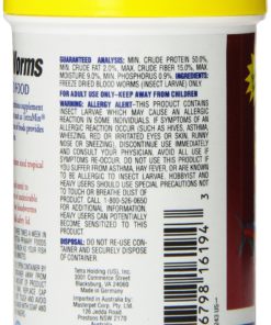 Alternative view of Tetra Blood Worms Freeze Dried Treat 0.28-Ounce, 100-Ml