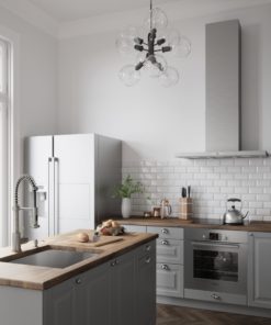 VIGO VG02001ST Edison Brass Single Handle Pull Down Sprayer Kitchen Sink Faucet, Centerset Single Hole Faucet, Swivel Head Design, Plated Stainless Steel Finish 11 81nSxo2QPuL