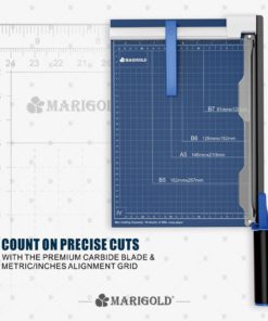 Marigold Paper Guillotine 12" Metal Base Plate Paper Trimmer Cutter (GL410) 12 81necjZk8IL
