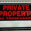 Sign,10x14 'Private Property' 12 81oN 3i7o9L. SL1500