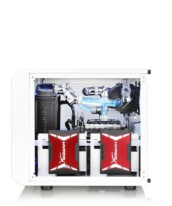 Thermaltake Core V1 Snow Edition SPCC Mini ITX Cube Computer Chassis CA-1B8-00S6WN-01 V1 Cube Snow 21 81oYxbuG2jL