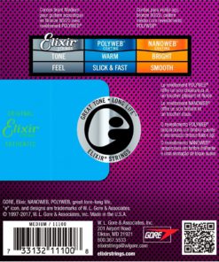 Alternative view of Elixir Strings 80/20 Bronze Acoustic Guitar Strings w POLYWEB Coating, Medium (.013-.056) Medium (.013-.056) Single Set