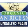 Edward & Sons Edward & Sons Brown Rice Snaps, Unsalted Plain with Organic Brown Rice, 3.5 Ounce Packs (Pack of 12) 3.5 oz - $30.95