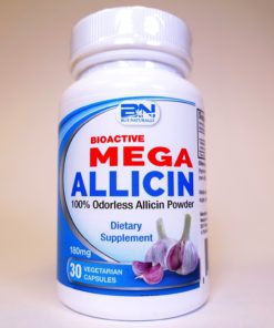 Mega Allicin 100% Allicin from Garlic 180mg, 90 count vCaps, Odorless, Non-GMO, and Gluten-Free (90 Count) 15 81teyZt8jSL