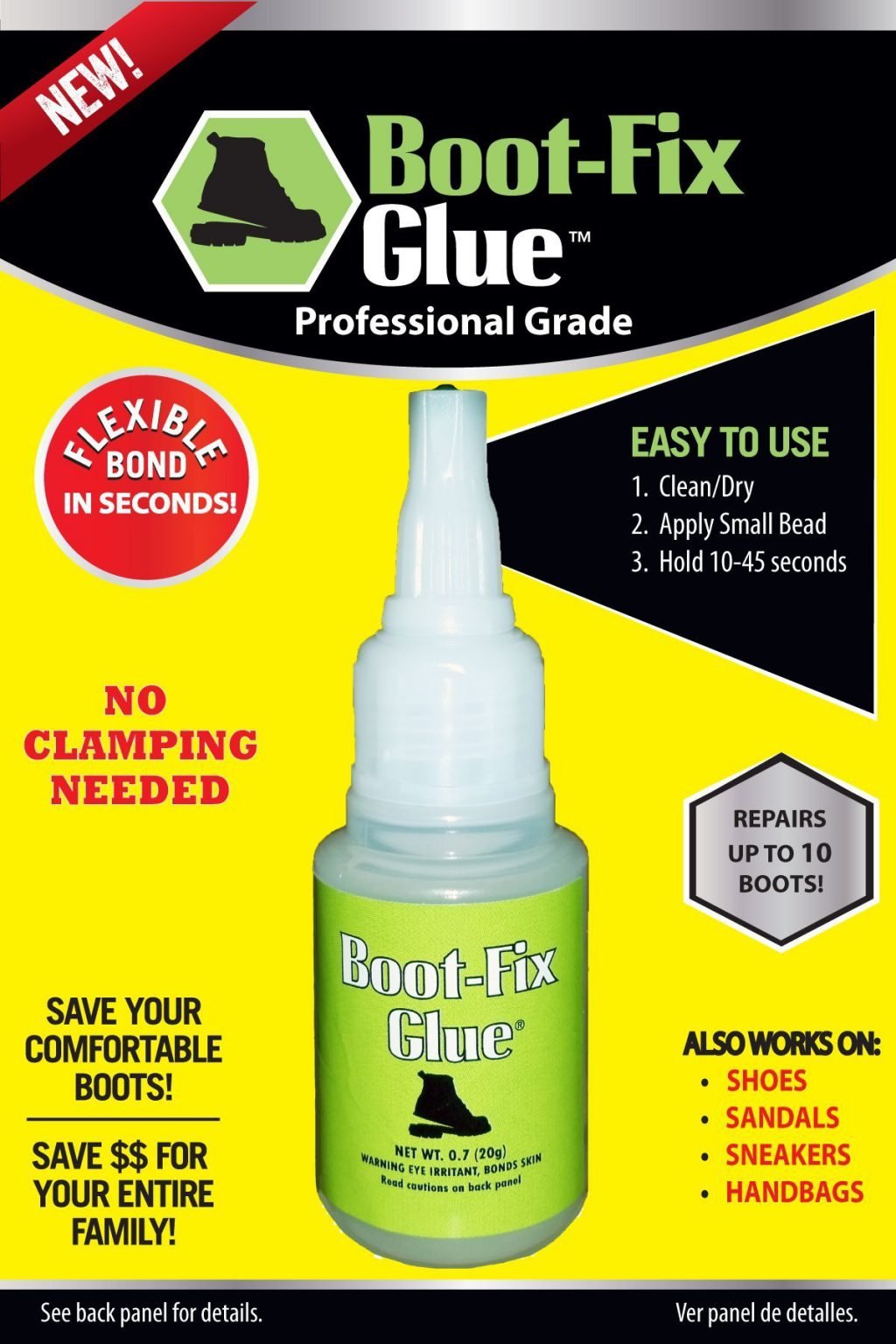 Boot-Fix Shoe Glue: Instant Professional Grade Shoe Repair Glue - Swiftsly