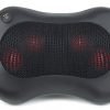 Zyllion Shiatsu Back Neck Massager - Kneading Massage Pillow with Heat for Shoulders, Lower Back, Calf, Legs, Foot - Use at Home, Office, and Car, ZMA-13-BK (Black) Black - $39.95